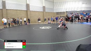 123 lbs Cons. Round 6 - Layne Horn, Rochester vs Ty Henderson, Maurer Coughlin Wrestling Club