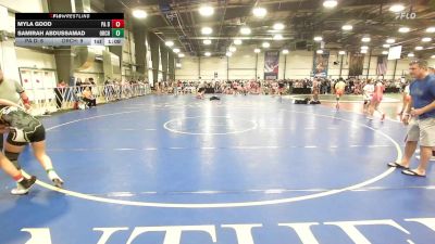 120 lbs Rr Rnd 3 - Myla Good, PA DXI Elite vs Samirah Abdussamad, Orchard South Girls