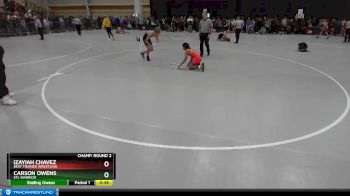 119 lbs Champ. Round 2 - Izayiah Chavez, Best Trained Wrestling vs Carson Owens, STL Warrior