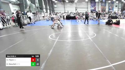 138 lbs Rr Rnd 1 - Dylan Pepin, Combat Athletics Red vs Don Beaufait, Attrition Wrestling Gold