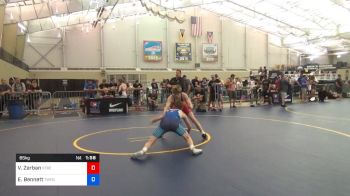 65 kg Round Of 32 - Vincent Zerban, Xtreme Training vs Evan Bennett, The Wrestling Factory Of Cleveland