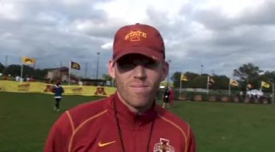 Iowa State coach Corey Ihmels before 2010 Griak Invite