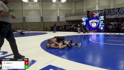 14U Boys - 105 lbs Quarters - Mick Dobbs, Interior Grappling Academy vs Dylan Russo, Michigan Grappler Training Center