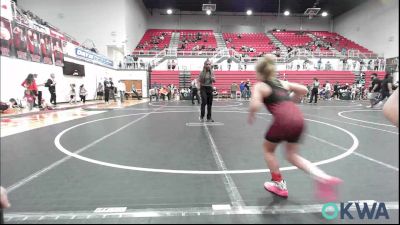 66 lbs Rr Rnd 1 - Tinslynn Burdick, Perry Wrestling Academy vs Rhea Long, Standfast