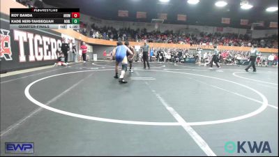 155 lbs Quarterfinal - Roy Banda, ARDMORE TAKEDOWN CLUB vs Kade Neri-Tahsequah, Noble Takedown Club