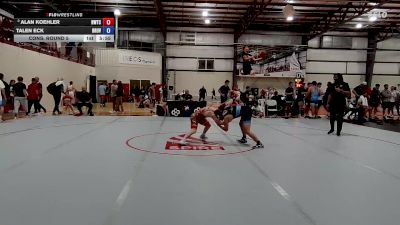 57 kg Cons. Round 5 - Alan Koehler, Nebraska Wrestling Training Center vs Talen Eck, Brunson UVRTC