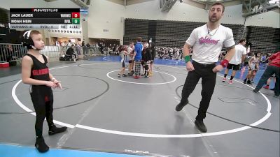 81 lbs Rr Rnd 9 - Jack Lauer, Warhawks Wrestling Inc. ES vs Noah Hein, Revival White ES