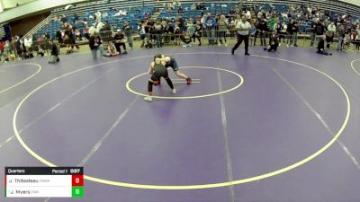 10U Boys - 93 lbs Quarters - Jysen Myers, Contenders Wrestling Academy vs Jace Thibodeau, Raider Wrestling