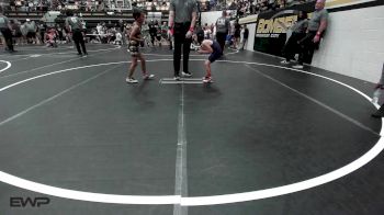55 lbs Rr Rnd 4 - Axel Gannon, Lions Wrestling Academy vs Keon Nicholson, Del City Little League Wrestling
