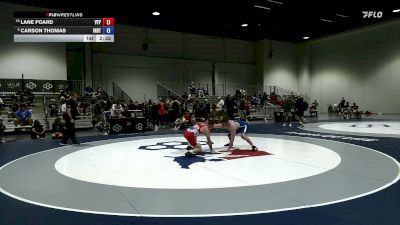 86 lbs Cons. Round 6 - Lane Foard, VA Team Predator vs Carson Thomas, Indiana RTC