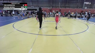 84 lbs Rr Rnd 3 - Tom Harrington, Bad Karma - MSE vs Michael Nicosia, Mat Assassins Red - MSE