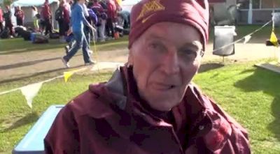 Roy Griak after honoring his 25th Annual Invite