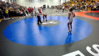 141 lbs Champ. Round 1 - Josiah Dedeaux, Indianapolis vs Kevondre Young, Georgetown (KY)