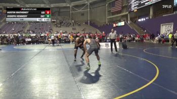 149 lbs Finals (2 Team) - Joseph Kennedy, Castleton vs Austin Matheney, Albion
