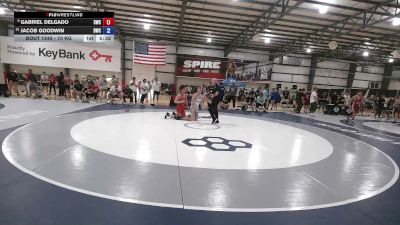 70 kg Cons. Rd Of 32 - Gabriel Delgado, Southwest Wrestling Club vs Jacob Goodwin, Beaver Wrestling Club