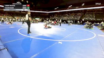 144 Class 1 lbs Semifinal - Drew Wilson, Lawson vs Blake Eads, Sherwood