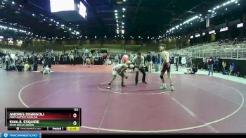 132 lbs Cons. Round 4 - Khalil Esquire, Miami Beach Senior vs Andres DiGrigoli, First Baptist (Naples)