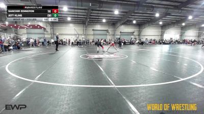 115 lbs Round Of 32 - Sanchir Edington, The Compound RTC vs Jett Kline, Cowboy Wrestling Club