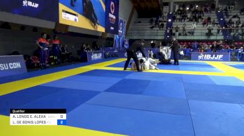 ALEXIS LENOS E. ALEXANDROU vs LUCAS DE BONIS LOPES 2024 European Jiu-Jitsu IBJJF Championship