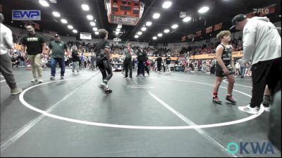 100 lbs 3rd Place - Reid Botchlet, Choctaw Ironman Youth Wrestling vs Alexander Tessneer, Norman Grappling Club