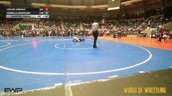 84 lbs Quarterfinal - Leilani Aimable, Southern Maryland Wrestling Club vs Izabella Morikawa, Flow Academy Hawaii