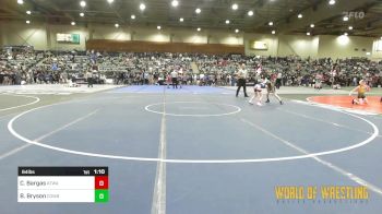 64 lbs Round Of 16 - Cecilia Bargas, Atwater Wrestling vs Bradley Bryson, Cowboy Mat Club