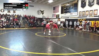 165 lbs Champ. Round 1 - Kyle Kuboushek, South Winneshiek vs Ryan Wolf, Newman Catholic