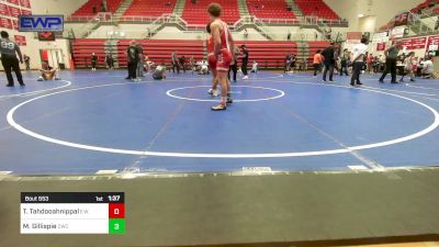 126 lbs Final - Talon Tahdooahnippah, Elgin Wrestling vs Mason Gillispie, Claremore Wrestling Club