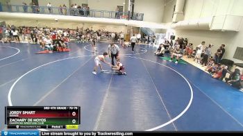 70-75 lbs Round 2 - Zachary De Hoyos, Champions Wrestling Club vs Jordy Smart, Ravage