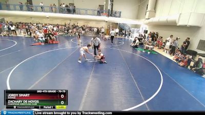 70-75 lbs Round 2 - Zachary De Hoyos, Champions Wrestling Club vs Jordy Smart, Ravage