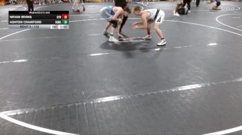 132 lbs Champ. Round 1 - Nevan Irving, Central Florida Wrestling vs Ashton Crawford, South GA Wrestling Academy