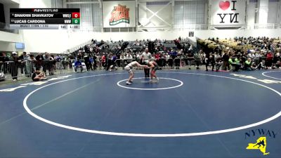 110 lbs Champ. Round 2 - Lucas Cardona, Washingtonville Wizards Wrestling vs Shakhin Shavkatov, Wolf Wrestling Club (Long Island)