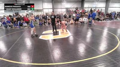 132 lbs Cons. Round 2 - Grady Bohlander, Wheatland vs Bannock Paolucci, Poudre