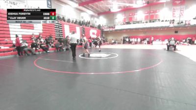 165 lbs Champ. Round 1 - Clay Heuer, Arlington vs Joshua Forsyth, Connell