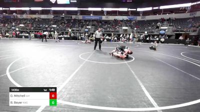 143 lbs Semifinal - Deegan Mitchell, Grab And Twist vs Blake Boyer, Kraken