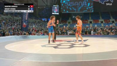 138 lbs Champ. Rd Of 128 - Hunter Arnold, AZ vs Brody Byers, OK