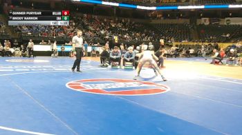 157 Class 3 lbs Quarterfinal - Gunner Puryear, Willard vs Brody Narron, St. Michael The Archangel