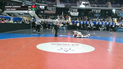 6A 150 lbs Champ. Round 1 - Jack Posey, Pike Road School vs Cooper Lamberth, Southside Gadsden