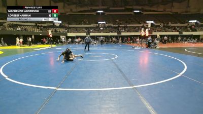 104-112 lbs Round 2 - Lorelei Hannah, Norfolk Christian vs Mackenzie Anderson, Riverheads