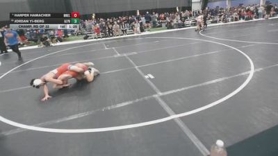 113 lbs Champ. Rd Of 32 - Jordan Yi-Berg, AlphaDawg vs Harper Hamacher, MN Elite