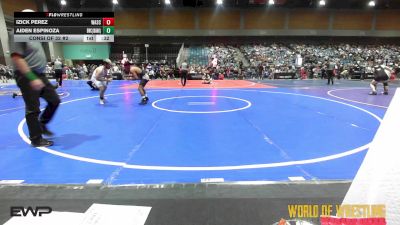 138 lbs Consi Of 32 #2 - Izick Perez, Wasco Wrestling vs Aiden Espinoza, BULLDOG WRESTLING CLUB