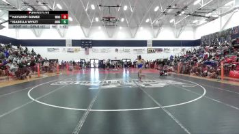 Girls 157 lbs Champ. Round 1 - Hayleigh Gomez, Winters Girls vs Isabella Wyatt, Anderson Girls