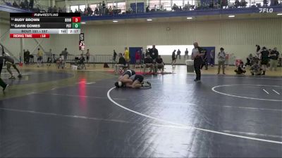 157 lbs Cons. Round 1 - Gavin Gomes, Penn College vs Rudy Brown, Penn State Behrend