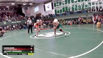 126 lbs Cons. Round 4 - Jacob Grow, Hoover (North Canton) vs Anthony Hernandez, Delta