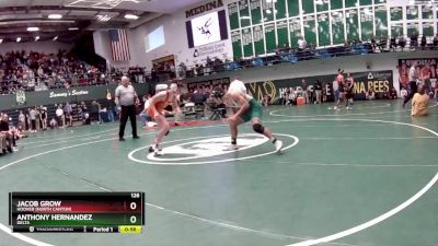 126 lbs Cons. Round 4 - Jacob Grow, Hoover (North Canton) vs Anthony Hernandez, Delta