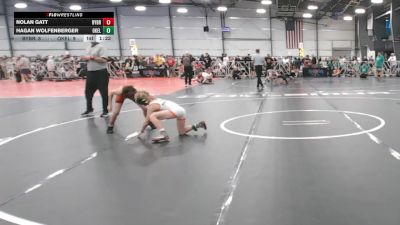 64 lbs Round 2 - 10:45am Saturday - Hagan Wolfenberger, Oklahoma Elite vs Nolan Gatt, Backyard Brawlers