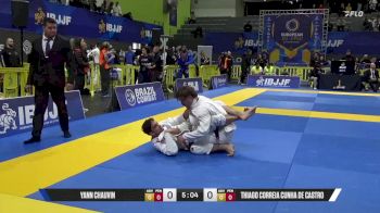 Thiago Correia Cunha De Castro vs Yann Chauvin 2025 European Jiu-Jitsu IBJJF Championship