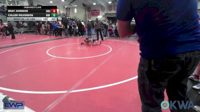 67 lbs Consolation - Bray Johnson, Checotah Matcats vs Callen Wilkinson, Raw Wrestling Club