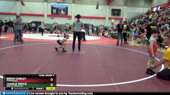 50 lbs Cons. Round 4 - Brody Earley, Stronghold vs Charlie Brock, Bobcat Wrestling