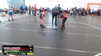 Round 3 - James Satterfield, SCSOW vs Kendall Covington, 96 Wildcats Youth Wrestling